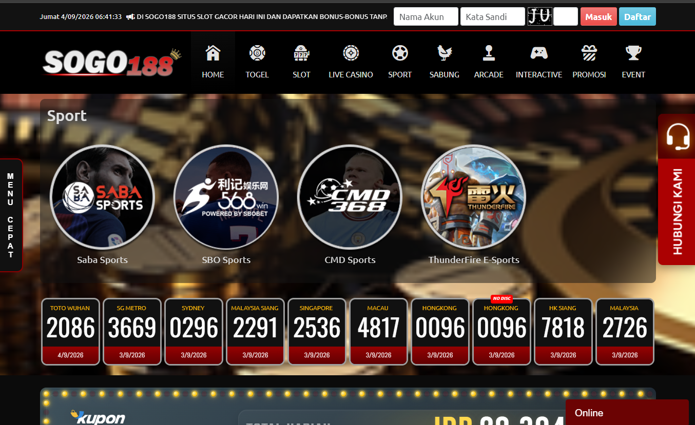 Live casino dealer and sports betting interface